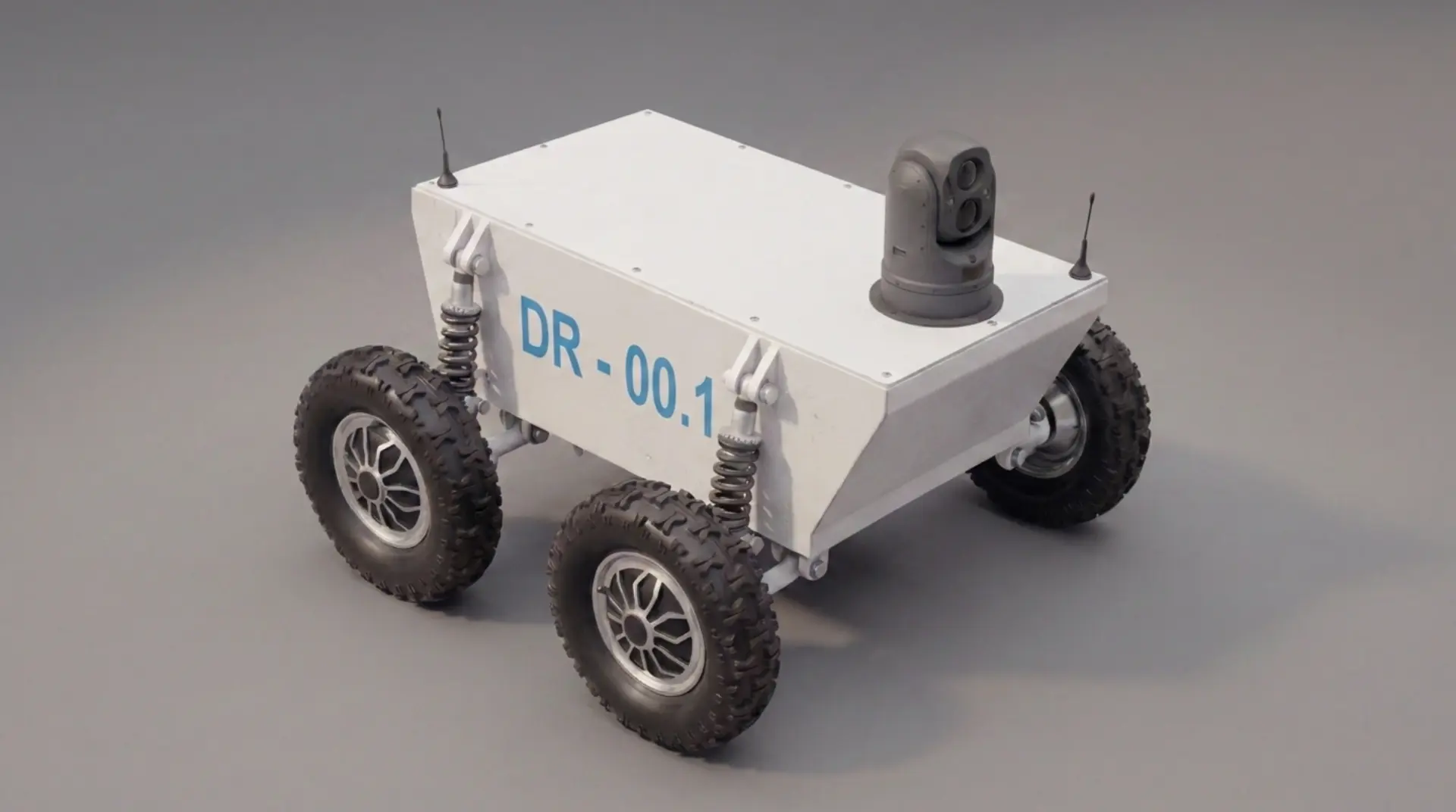 AI-powered GPR survey robot — autonomous ground vehicle prototype